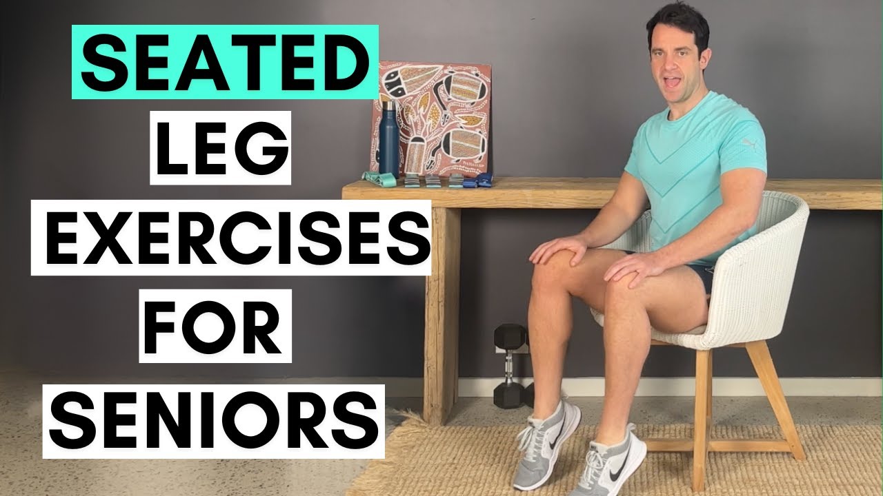 Simple Seated Leg Exercises for Seniors (14-Minutes - Beginner) | Strengthen Your Legs in a chair