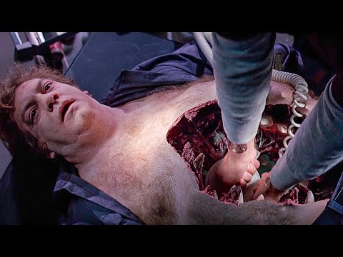 The man's stomach turned into a carnivorous mouth