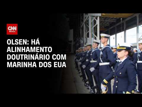 Há alinhamento doutrinário com Marinha dos EUA, afirma Comandante da Marinha do Brasil | CNN 360º