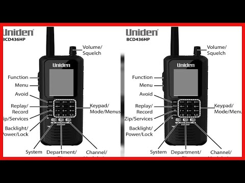 Uniden BCD436HP HomePatrol Series Digital Handheld Scanner. TrunkTracker V, Simple Programming