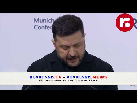 MSC 2026: Komplette Rede von Selenskyj