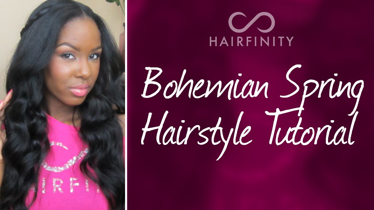 Bohemian Spring Hairstyle Tutorial