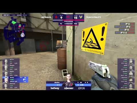 Device with the collateral clutch 1v4 deagle | Blast Premier Global Final