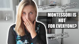 MONTESSORI IS NOT FOR EVERYONE? | MONTESSORI MISCONCEPTIONS DEBUNKED | Maria And Montessori