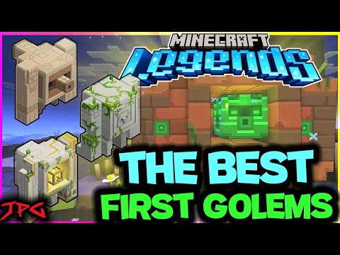 Jade PG - Crafted - MINECRAFT LEGENDS Tips - All First Golems Guide - What Golems Should You Unlock First?