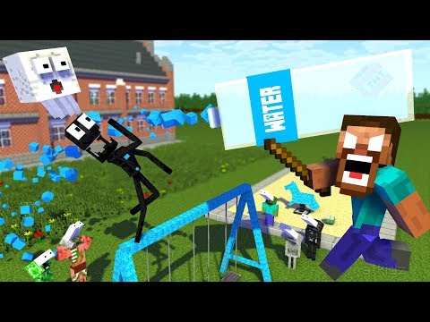 Monster School : BOTTLE FLIP Challenge APOCALYPSE - Minecraft Animation