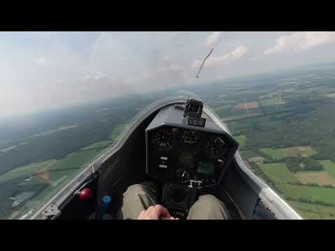 Astir CS thermal flying with friends