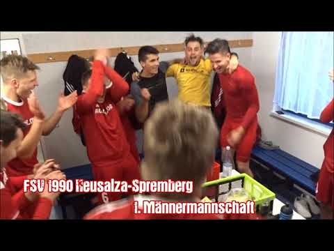 Siegerjubel SV Olbernhau : FSV 1990 Neusalza-Spremberg