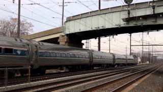 preview picture of video 'Amtrak Northeast Corridor Thanksgiving Sunday 2013 - Part 2'