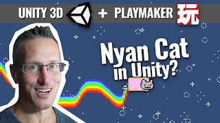 Unity 3D Playmaker Tutorial - Making Nyan Cat pixel art, animation, and music