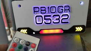 preview picture of video 'Led Number With Color Changing Remote control'