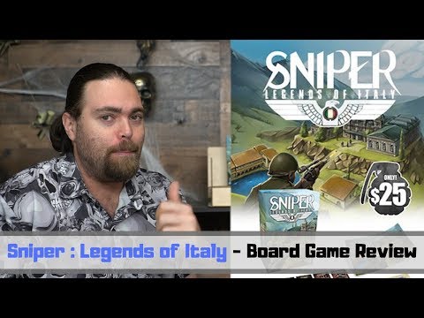 Sniper : Legends of Italy - Board Game Review