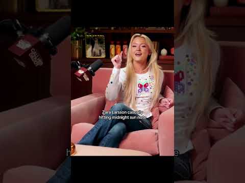 Thumbnail for #ZaraLarsson and her Midnight Sun riff for the latest episode of #CallHerDaddy podcast #AlexCooper by Midnight