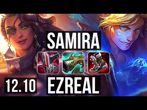 SAMIRA & Nautilus vs EZREAL & Senna (ADC) | Penta, 68% winrate, Legendary | KR Grandmaster | 12.10