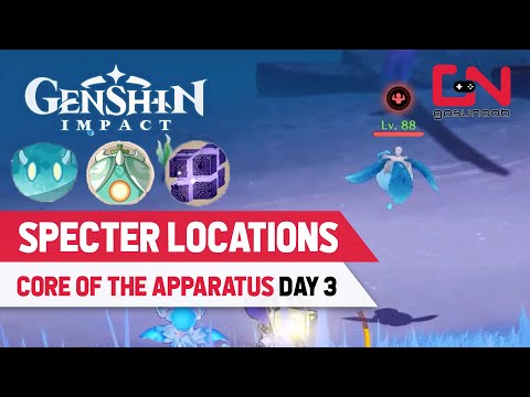 Genshin Impact Specter, Hypostasis & Slime Locations - Day 3 of Core of the Apparatus Event