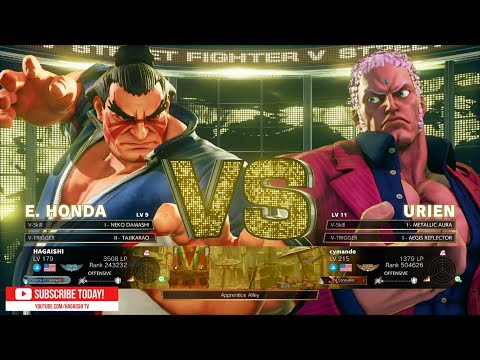 "Best Bout Replays" SFV CE - HAGAISHI vs cymande