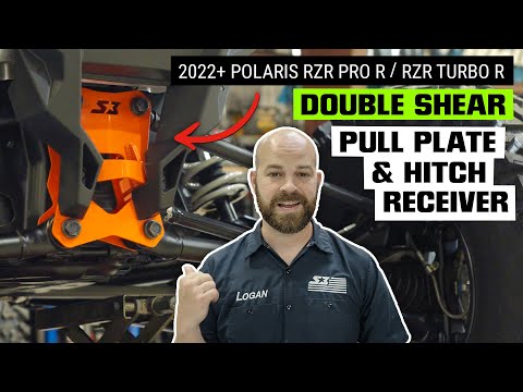 How to install a Hitch Receiver and Pull Plate on the 2022+ Polaris RZR Pro R / RZR Turbo R
