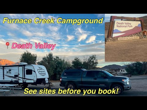 Furnace Creek Campground Overview Death Valley - See campsites before you book!