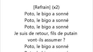 Gradur  Bigo Paroles Lyrics