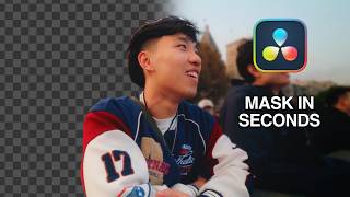 Mask Subjects in SECONDS in DaVinci Resolve FREE (No Studio Needed!)