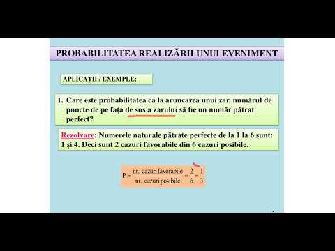 Probabilități definiție, exemple E.C.D. BUJOR VIORICA
