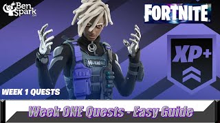 How To Complete All Week 1 Quests - Easy Location Guide - Fortnite Chapter 3 Season 4 Paradise