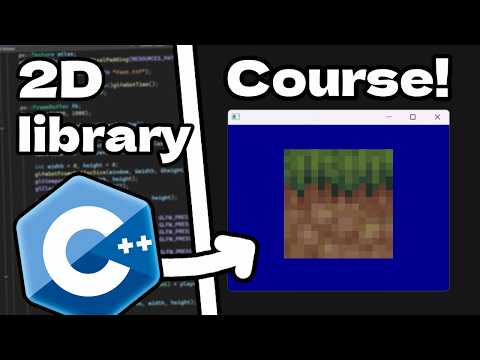 I made a 2D library course in C++ and OpenGL!