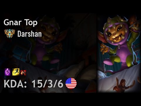 Gnar Top vs Renekton - Darshan - NA Challenger Patch 7.6