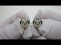 Відео огляд Золоті сережки "Панди" сзх70