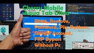 Cherry Mobile Aqua Tab Ultra FRP Bypass Without Pc