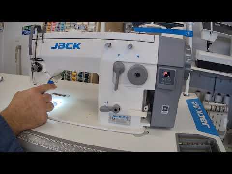 Jack 20u Industrial Straight Stitch and Zig Zag Sewing Machine - Demonstration