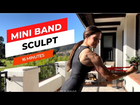 16 Min - Full Body - Mini Band Sculpt - Small Space Friendly!