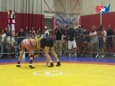 FILA Junior Freestyle Final 66kg Match 1 - Jason Chamberlain vs. Danny Zilverberg