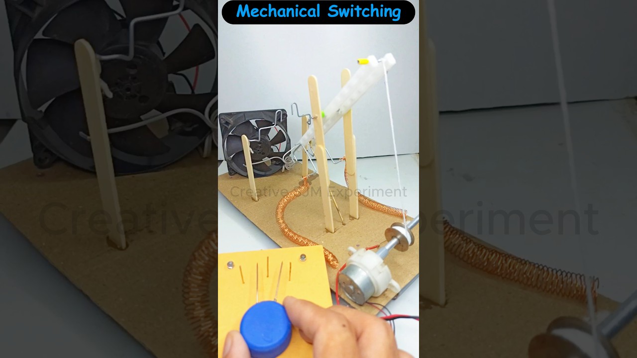 Switch Mechanism • Dc Motor | #dcmotor #tech #youtubeshorts #motor #dcmotorproject