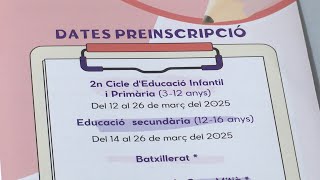 Escoles d'Educació Infantil i Primària de les Franqueses expliquen el procés de preinscripció a I3