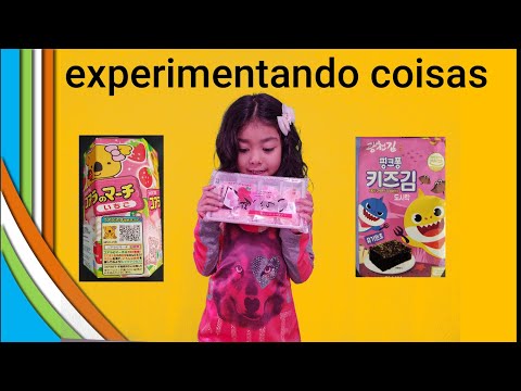 Experimentando coisas do Japão