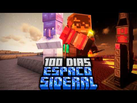 SOBREVIVI 100 DIAS NO ESPACO SIDERAL DO MINECRAFT - O FILME
