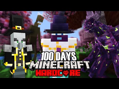 100 Days as a Minecraft WIZARD - EPIC Survival Challenge!