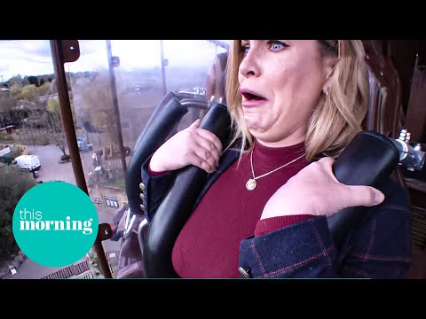 Terrified Josie Bravely Tries Chessington’s New Jaw-dropping Ride | This Morning