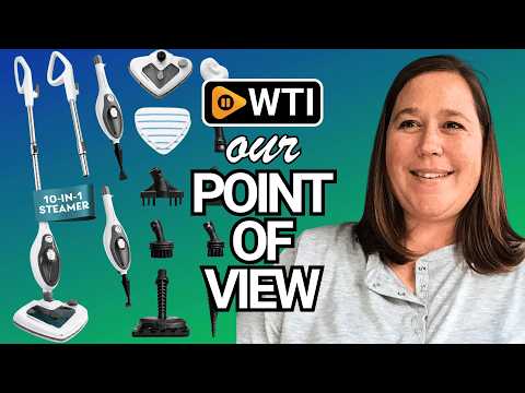Steam & Go 10-in-1 Multi-Surface Mop and Handheld Steam Cleaner White - WTI product video review