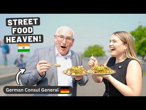 German Diplomat Tries Mumbai Street Food for the FIRST TIME!