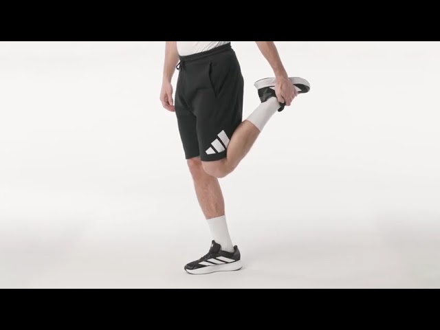 Vídeo relacionado con Adidas Uomo Essentials Big Logo French Terry Short, Medium Grey Heather/Black, L