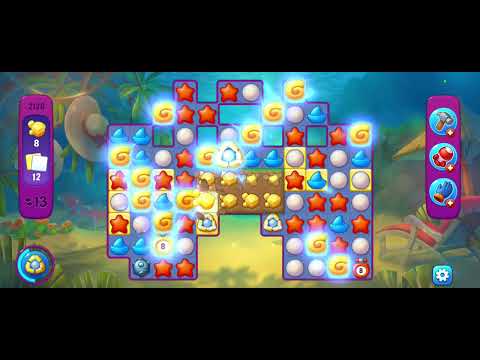 Fishdom gameplay level 2126