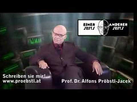 Dr Alfons Maria Pröbstl-Jacek. Witzbold mit Niveau