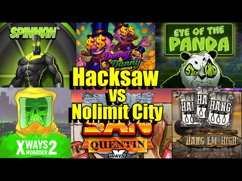 Hacksaw vs Nolimit City 8 Games Each + BTG vs Pragmatic 2nd Half, Who Will Win???