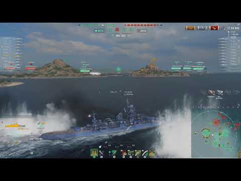 Henri IV T10 French Cruiser |  305k Damage | World of Warships