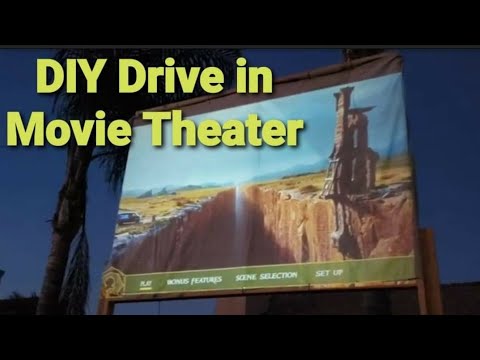 DIY Drive In Movie Theater, Easy And Fun For Friends And Family