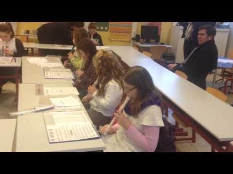 Les TAP à l'école Jean Moulin : flûte à bec