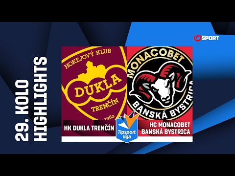 29. kolo: HK Dukla Trenčín – HC MONACObet Banská Bystrica 2:3 (0:0, 1:1, 1:2)