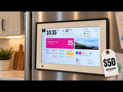 I hacked this $50 picture frame into a $500 home display